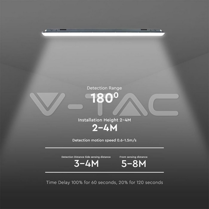VT-1253 36W LED WP X-SERIES ECONOMICAL TUBE 120CM  120LM/W
