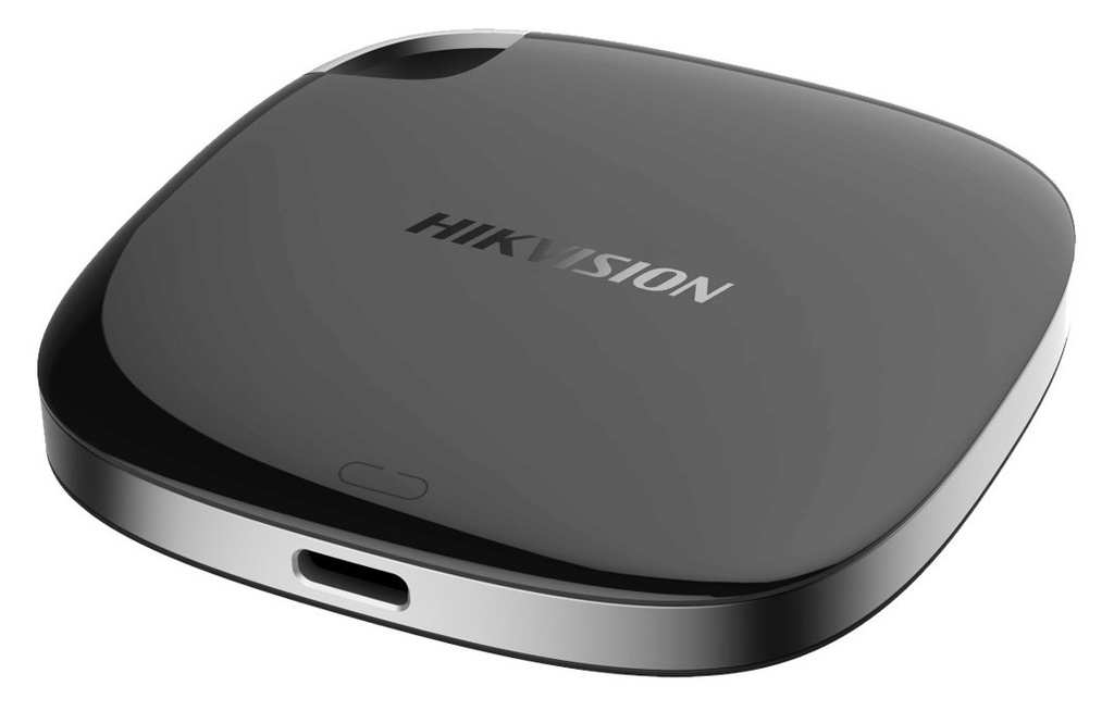 Disque SSD mobile HIKVISION T100I 512 Go USB 3.1 Type C, jusqu'à 540 Mbit/s, noir