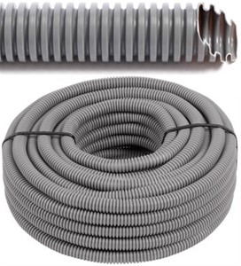 Ø 16 PP CORUGATED CONDUIT  SELF EXTINGUISHING HALOGEN FREE With  WIRE Reel  100m