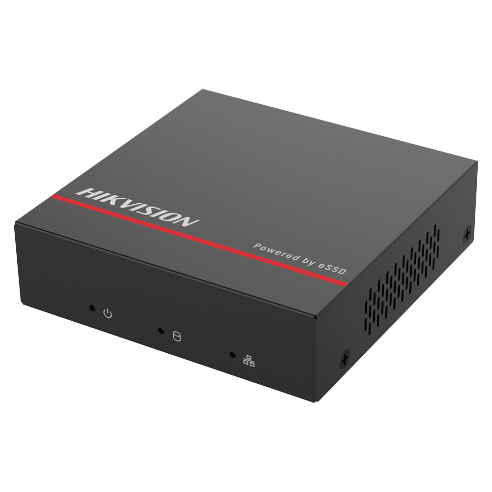 DS-E08NI-Q1(SSD 1T) Hikvision NVR IP 8 canaux vidéo - 4 Mpx - 60 Mbps 1 disque dur SSD (SSD 1 To inclus)