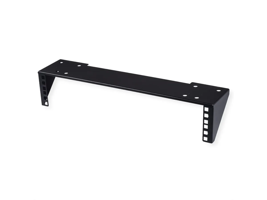Support mural vertical/support sous bureau, 2U, noir