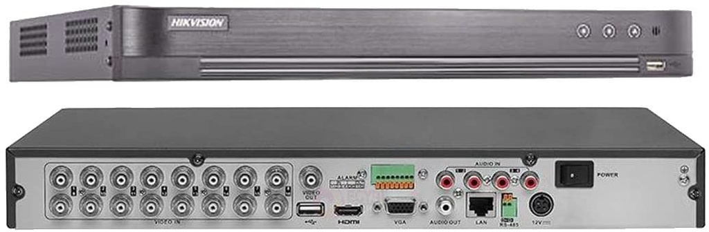 HIKVISION HD-TVI DVR iDS-7216HUHI-M2/S - 16-kanaals 5/8 MP 1U H.265 AcuSense DVR