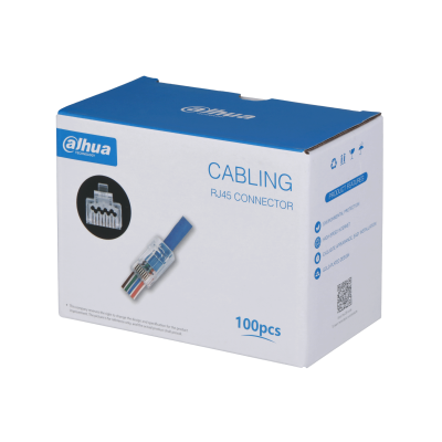 Lot de 100 connecteurs RJ45 Dahua PFM976-631-PT UTP CAT6