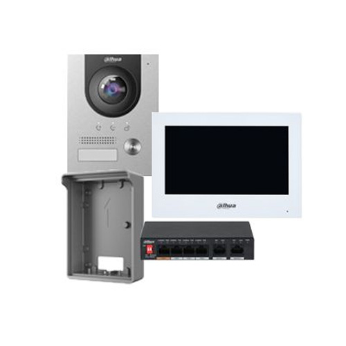 Dahua KTP01 IP-POE Villa Kit Buitenstation &amp; Binnenmonitor