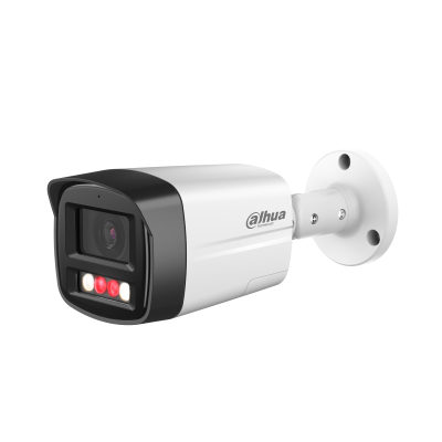 DAHUA IPC-HFW2549TL-S-PV-0280B 5MP WizSense Bullet Network Camera with 2.8mm Fixed Focus, Dual Smart Illumination - Built-in Audio &amp; Microphone - Siren &amp; Strobe Alarm