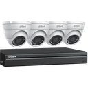 DAHUA 4CH KIT HDCVI 5MP DVR 4CH &amp; 4X Camera Turret 5MP Binnen/Buiten - HD 1TB