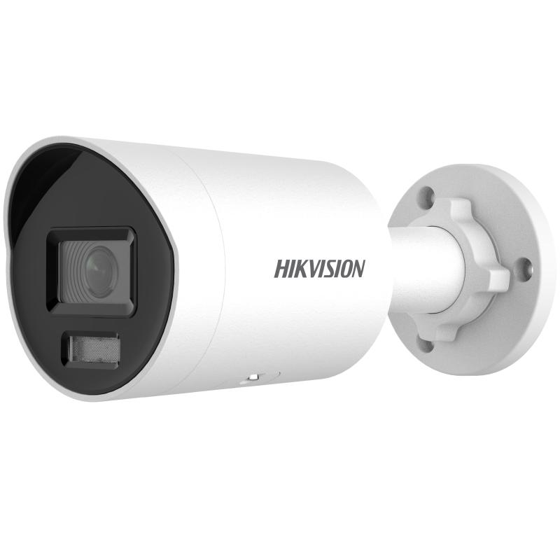 Caméra réseau mini-bulletin fixe Hikvision DS-2CD2087G2H-LIU/SL 8 MP avec éclairage hybride intelligent ColorVu 2,8 mm