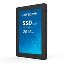 Disque dur Hikvision HS-SSD-E100-2048G 2 To, interface SATA IIII - Vitesse d'écriture jusqu'à 430 Mo/s - Longue durée de vie - Idéal pour la vidéosurveillance