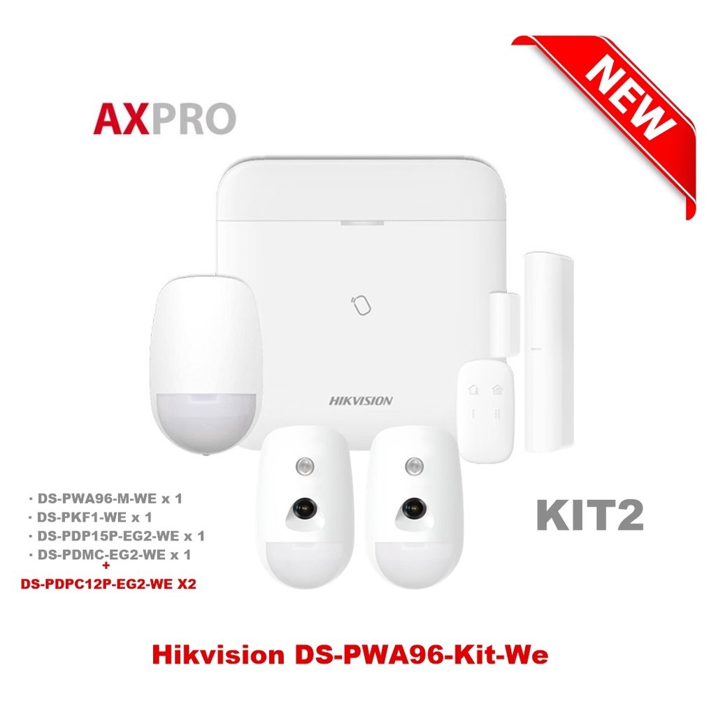 Hikvision DS-PWA96-Kit-WE Draadloze Alarmkit 2