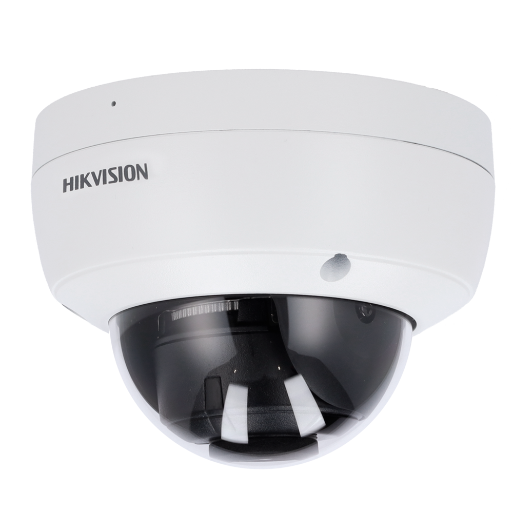HIKVISION DS-2CD2183G2-LIS2U 2,8 mm - 8 MP Acusense Smart Hybrid Light Fixed 2,8 mm Dome Netwerkcamera Wit - Dubbele microfoon IP67