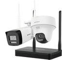Kit IP Wi-Fi HIKVISION NKS424W02H 4MP H.265 Kit NVS Wi-Fi une balle + une tourelle - Micro SD en option