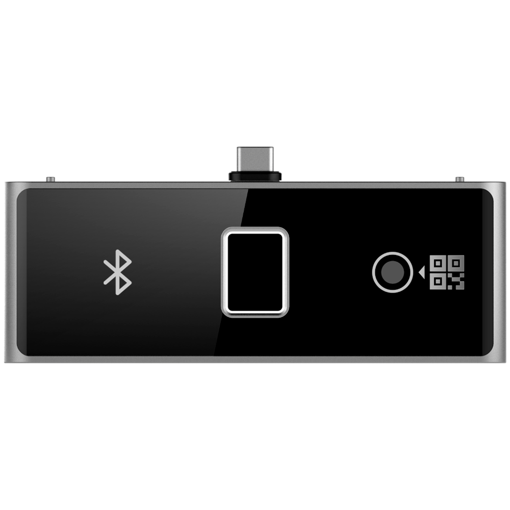 Module périphérique Hikvision DS-KAB673-FBQR Ajoute une identification Empreinte digitale, ouverture BLE et/ou QR Convient pour DS-K1T673