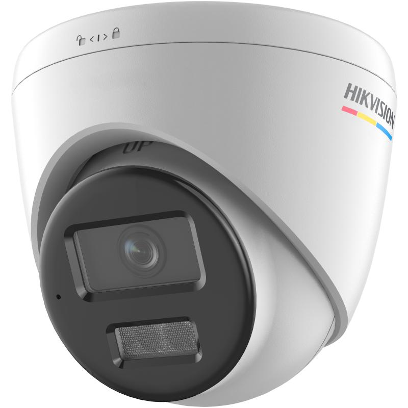 HIKVISION DS-2CD1367G2H-LIUF IP Turret Camera 6 Megapixel - 2.8 mm ColorVu with Smart Hybrid Light  range 30 m | Built-in microphone Motion detection 2.0 | PoE
