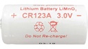 Hikvision DS-PDP-IN-CR123A  Batterie de détecteur  1600 mAh pour contact de porte, sirène extérieure, détecteur d'intérieur, etc.