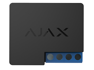 Ajax Relay, radiokanaalcontroller voor afstandsbediening. Voeding 7-24 V (alleen DC).