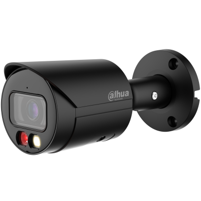 DAHUA DH-IPC-HFW2849S-S-IL Caméra réseau Bullet Couleur  Noir Caméra réseau WizSense  8 MP, double éclairage intelligent, focale fixe 2,8 mm