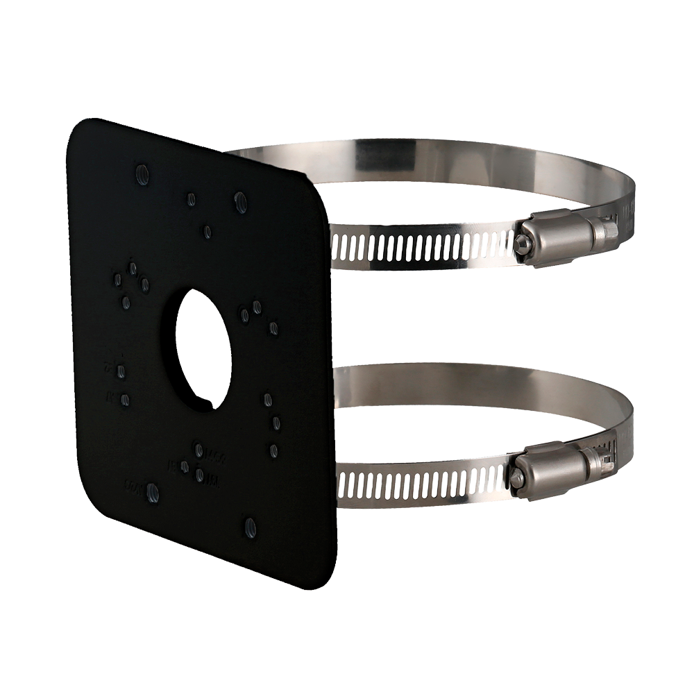 [PFA152-E-B] DAHUA PFA152-E-B( Zwart)- Gemotoriseerde koepelpaalbevestiging - Aluminium - 114 mm (H) x 125,6 (B) x 20 (D) - 270 g - Verstelbare lengte - Diameterbereik 80~150 mm