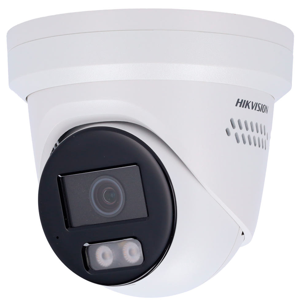 Hikvision DS-2CD2387G2H-LISU/SL  8MP Smart Hybrid Light (Coloru &amp; IR ) Strobe Light and Audible Warning Fixed  2.8mm Turret IP Camera - built-in two-way audio