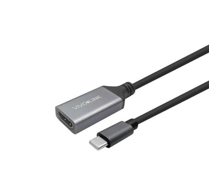 Vivolink HDMI vrouwelijk naar USB-C kabel 1m zwart