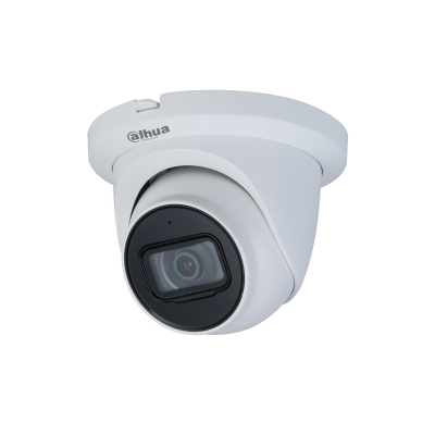 [IPC-HDW2531T-AS-S2] DAHUA IPC-HDW2531T-AS-S2 5MP Turret POE IP Camera, Built-in 2.8mm Audio • 5MP • H.265+ • WDR 120dB • IR up to 30m • SD Card • Microphone • IP67 • Metal