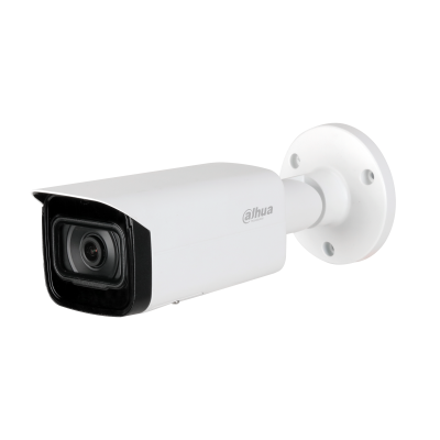 [IPC-HFW2831TP-ZS-S2] DAHUA DH-IPC-HFW2831TP-ZS-S2 IP POE Bullet Camera Gemotoriseerd 2,8-12mm •8MP •H.265+ •120dB WDR •IR Tot 40m •SD-kaart •Microfoon •IP67 •Metaal