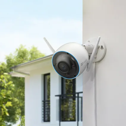 [CS-H3] Ezviz H3 Caméra Bullet Wi-Fi 3K  pour maison connectée - 5 MP - 2,8 mm - Couleur nocturne - Microphone et haut-parleur - IP66 12 V CC