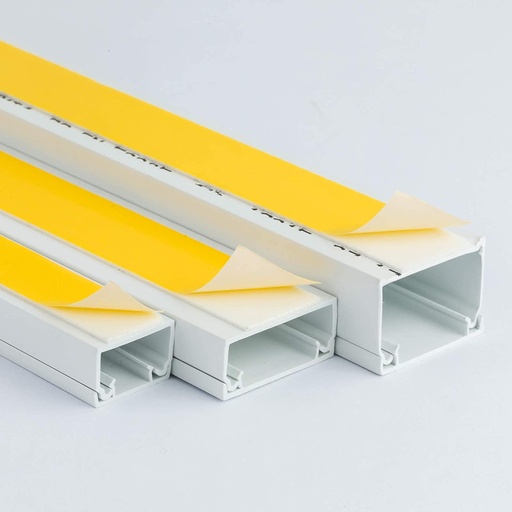[PVC-25X16] 25x16 SELF ADHESIVE PVC CABLE TRUNKING Bar 2m
