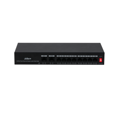 [PFS3010-8ET-65-V2] PFS3010-8ET-65-V2 10-Port Unmanaged Desktop Switch 8-port Fast Ethernet PoE + 2-port Gigabit Ethernet 65W