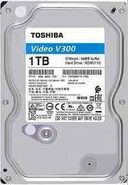 [HDW1TB] Toshiba V300 1TB 5400RPM 64M SATA3.0 Surveillance Harde Schijf