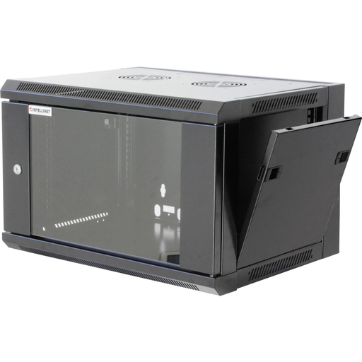 [711715] Armoire murale Intellinet 711715 19&quot;, 6U, profondeur 450 mm, charge statique maximale 60 kg, porte avant réversible