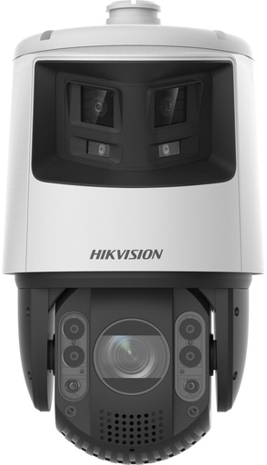 [DS-2SE7C432MWG-EB/26(F0)] Hikvision DS-2SE7C432MWG-EB/26(F0)  IP TandemVu 6MP Panoramic + 4MP PTZ 32X ColorVu et IR Acusense 