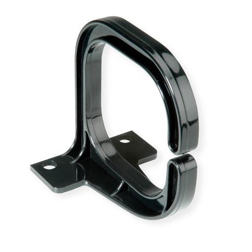[26.99.0318] 19&quot; kabelmanager, 80x80mm, kunststof, zwart