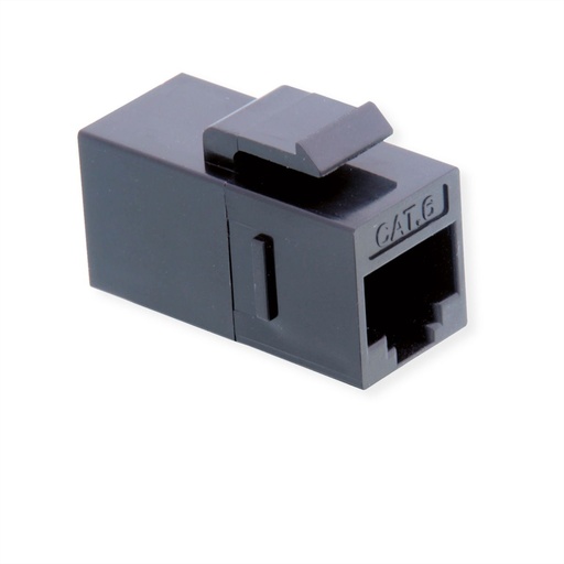 [21.17.3106] Coupleur modulaire Keystone RJ-45 ROLINE, Cat.6 (Classe E), UTP, noir