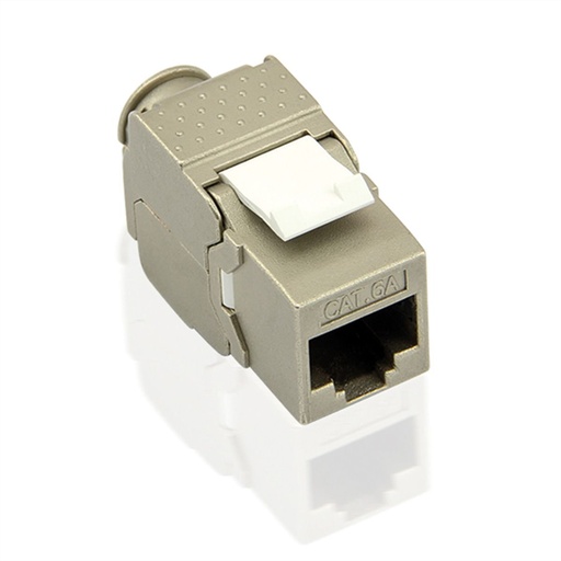 [26.99.0375] VALUE Keystone Jack, Cat.6A (Klasse EA), RJ-45, STP, gereedschapsvrij, SLIM