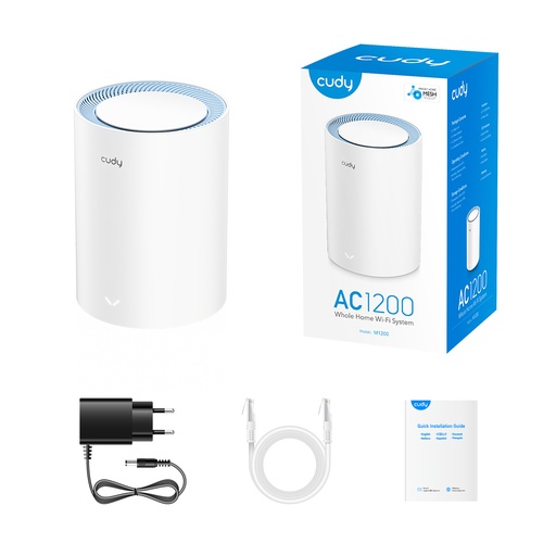 Cudy M1200 (1/2/3-pack) AC1200 Wi-Fi Mesh-oplossing