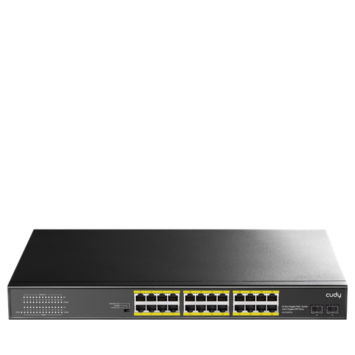 [GS1028PS2] Cudy GS1028PS2 Switch Gigabit PoE+ 24 poorten met 2 SFP-poorten 300 W