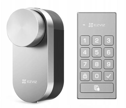[CS-DL01 Pro + DL01CP] EZVIZ CS-DL01 Pro + DL01CP Serrure de porte intelligente  avec Bluetooth et Wi-Fi intégrés - Accès sans clé - Applications EZVIZ - Clavier DL01CP en option