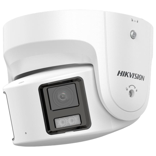 [DS-2CD2387G2P-LSU/SL-W] Hikvision DS-2CD2387G2P-LSU/SL 8 MP Caméra réseau panoramique  avec éclairage hybride intelligent ColorVu, double objectif 4,0 mm 
